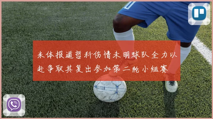 米体报道哲科伤情未明球队全力以赴争取其复出参加第二轮小组赛